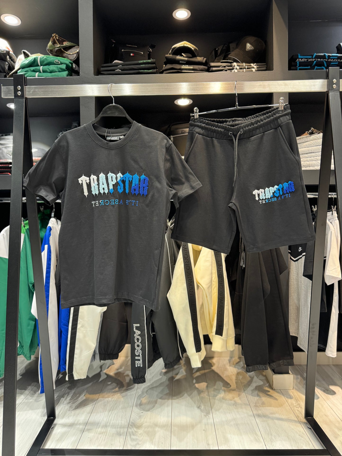 Trapstar Καλοκαιρινό Set Μαύρο/Μπλέ