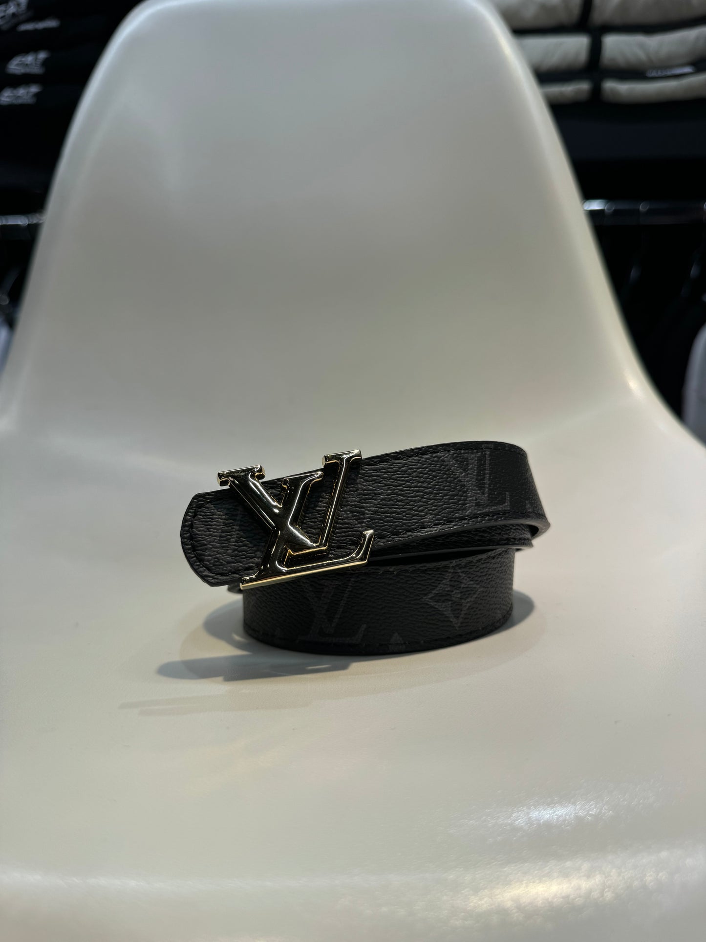 Louis Vuitton Belt Black x Gold / Ζώνη Μαύρο x Χρυσό