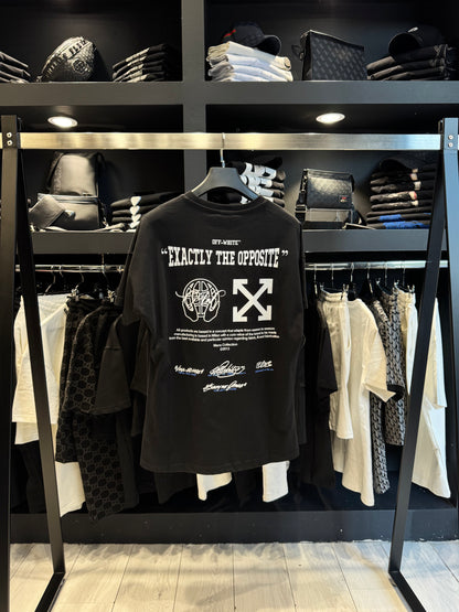 OFF-White Oversized T-Shirt Black/Μαύρο