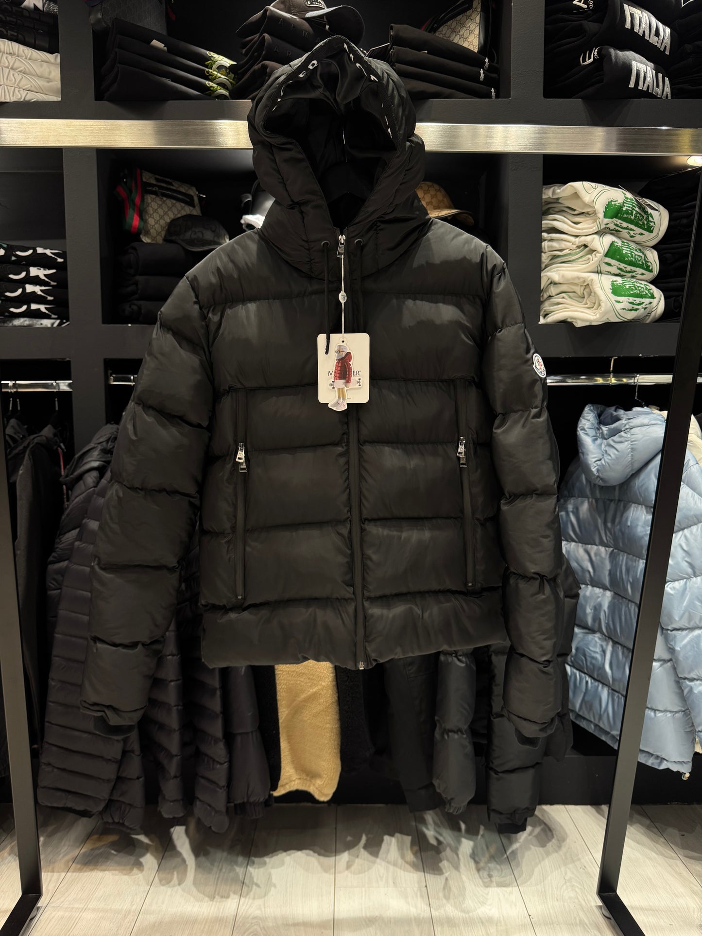 Moncler Black Short Down Jacket / Μπουφάν Μαύρο