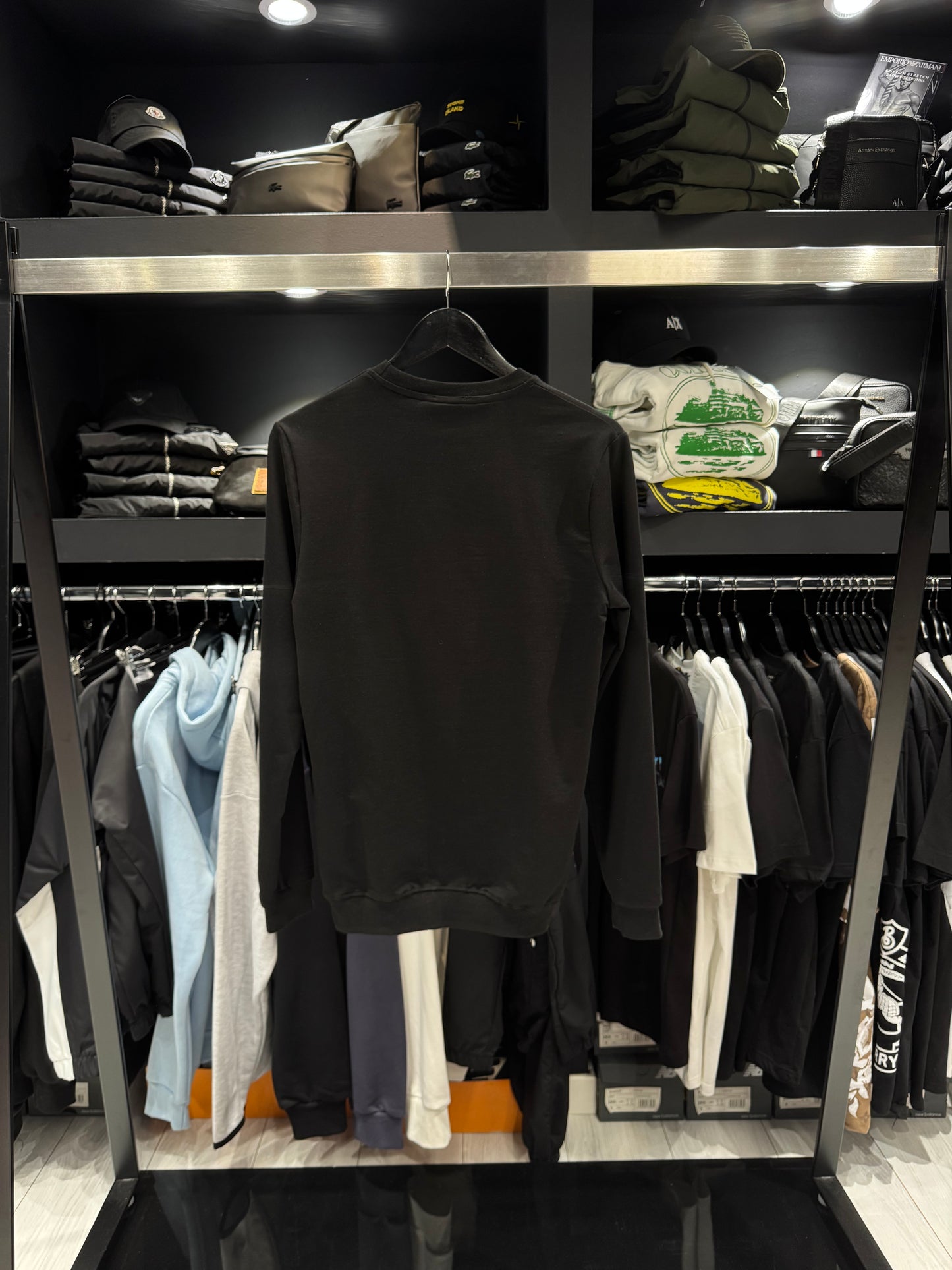 Lacoste Sweatshirt Black / Φούτερ Μαύρο