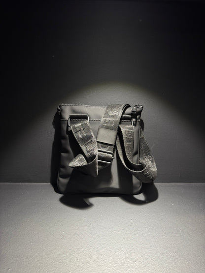 Lacoste Leather Bag Black / Τσαντάκι Μαύρο