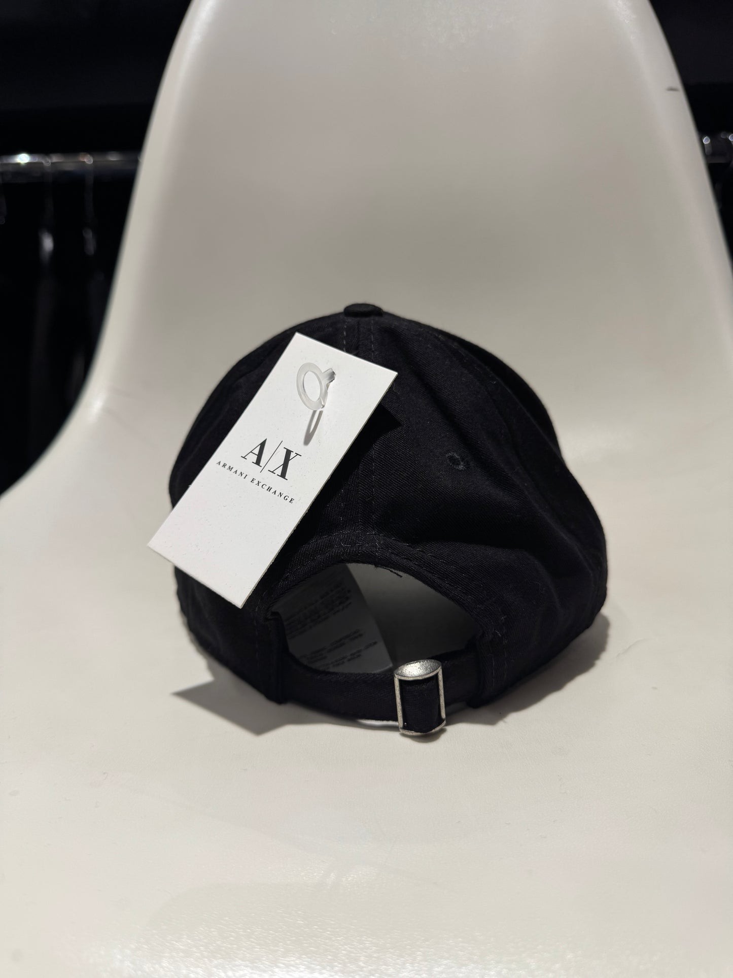 Armani Exchange Shiny Cap Black / Καπέλο Μαύρο