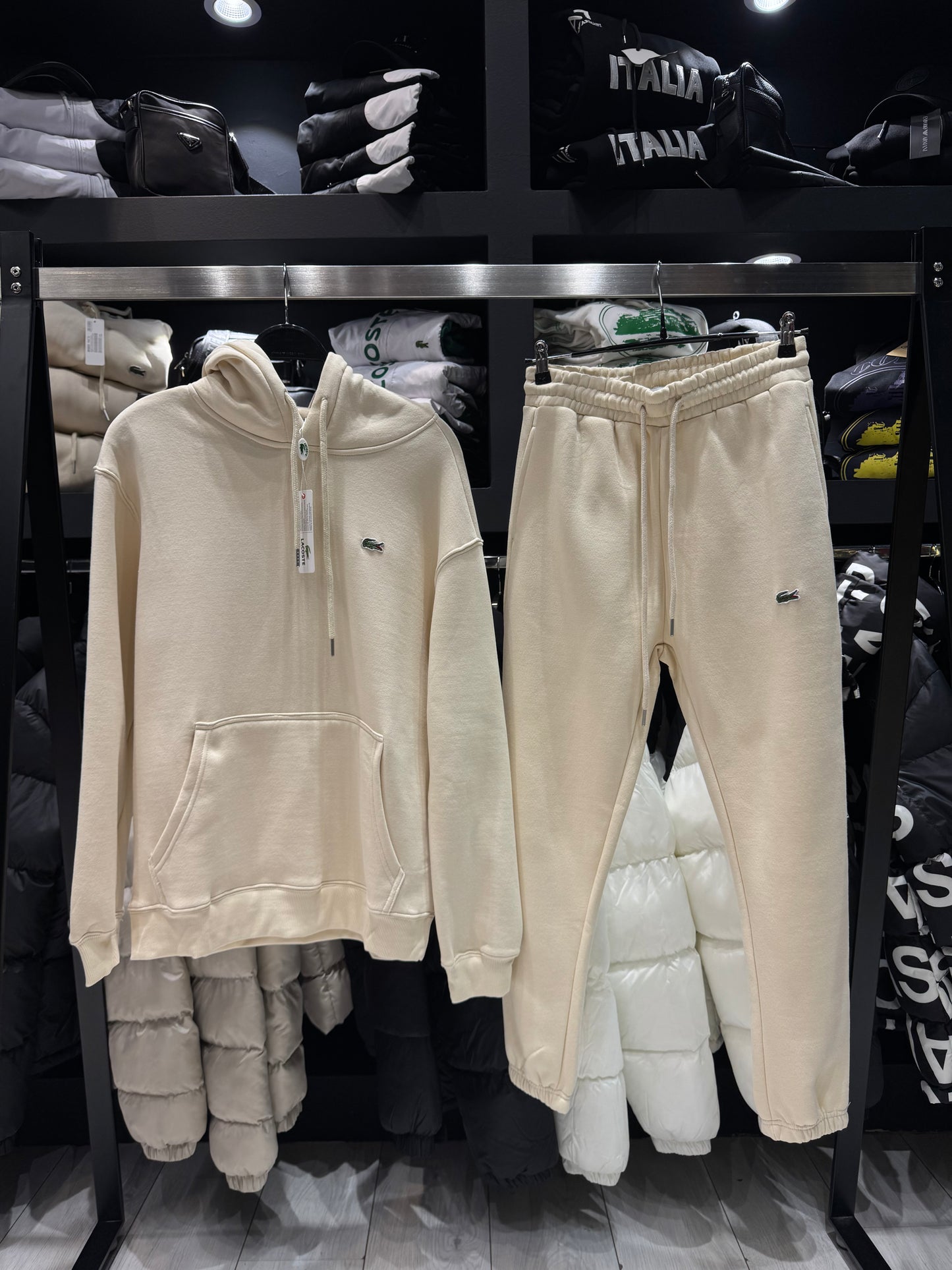 Lacoste Classic Set Beige / Σετ Μπεζ