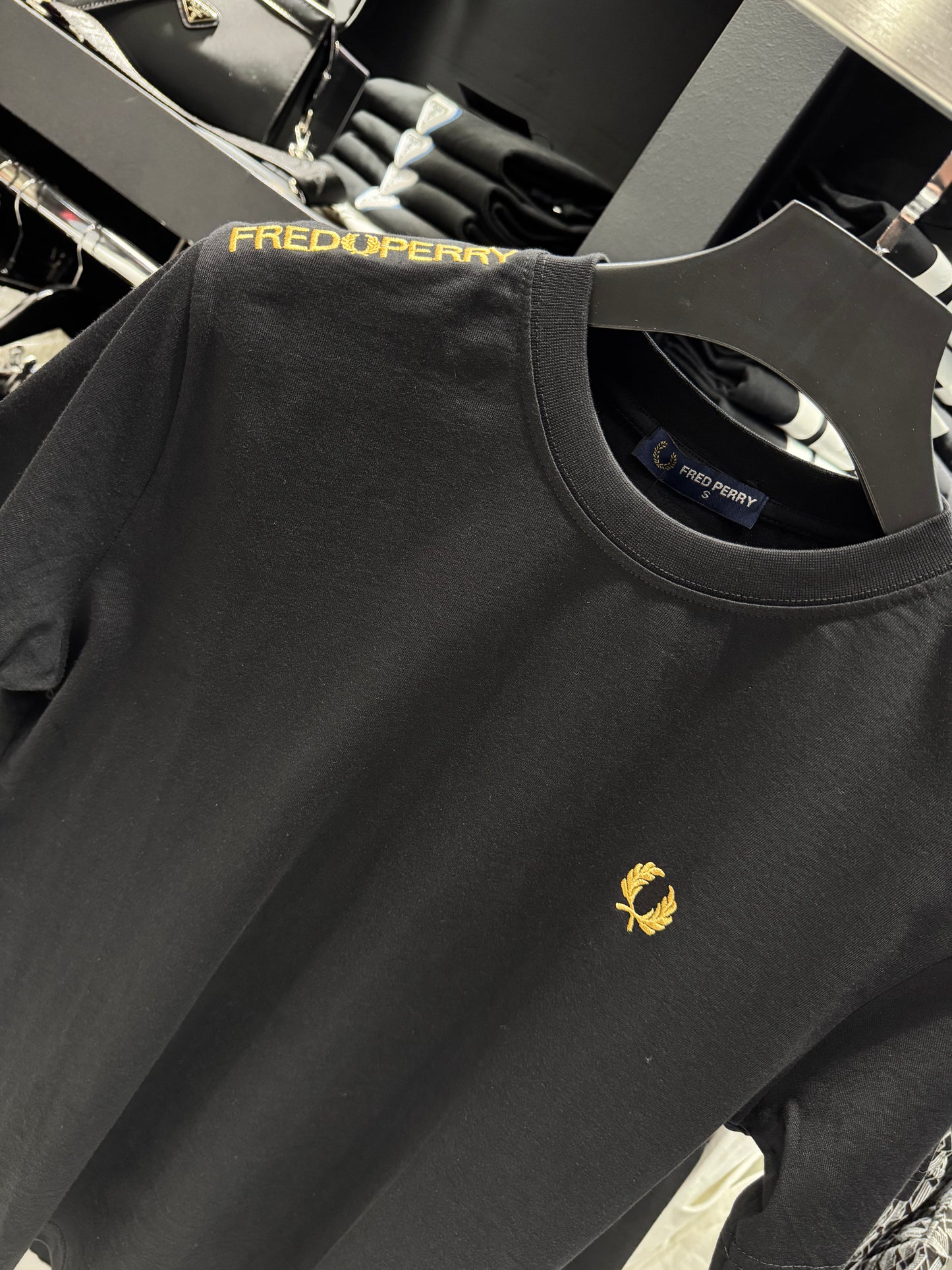 Fred Perry T-Shirt Black/Μαύρο
