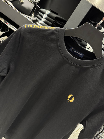Fred Perry T-Shirt Black/Μαύρο