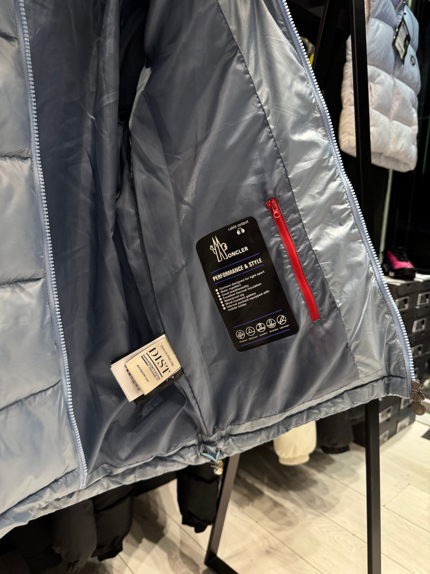 Moncler Maya Puffer Jacket Baby Blue / Μπουφάν Γαλάζιο