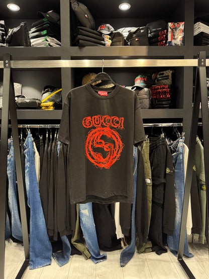 GUCCI T-SHIRT Blood Black Κοντομάνικο Μαύρο