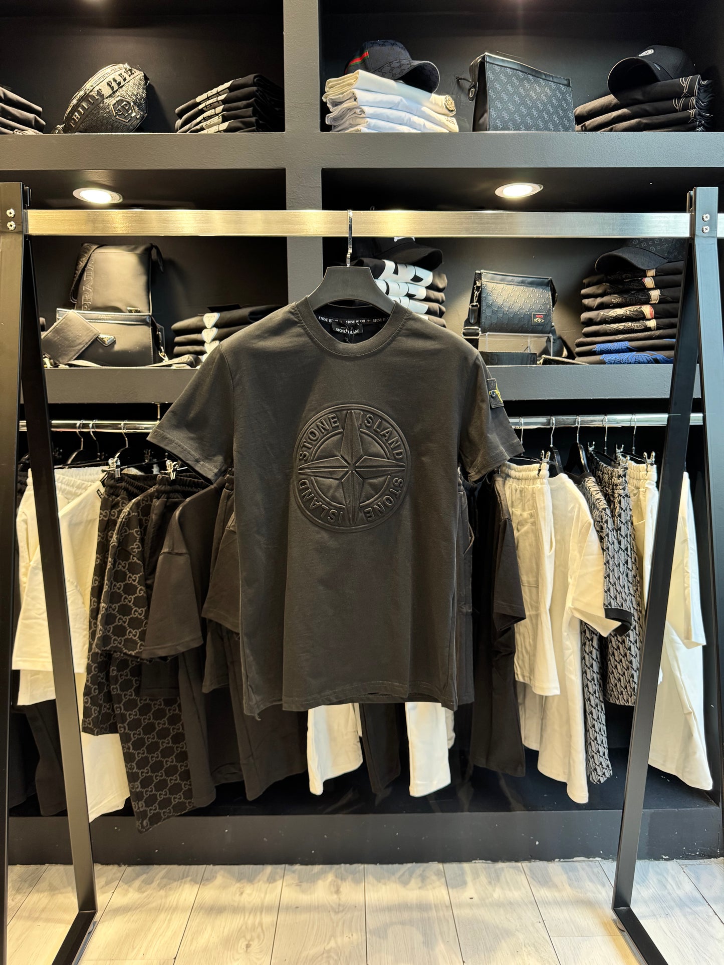 Stone Island T-Shirt Black/Μαύρο