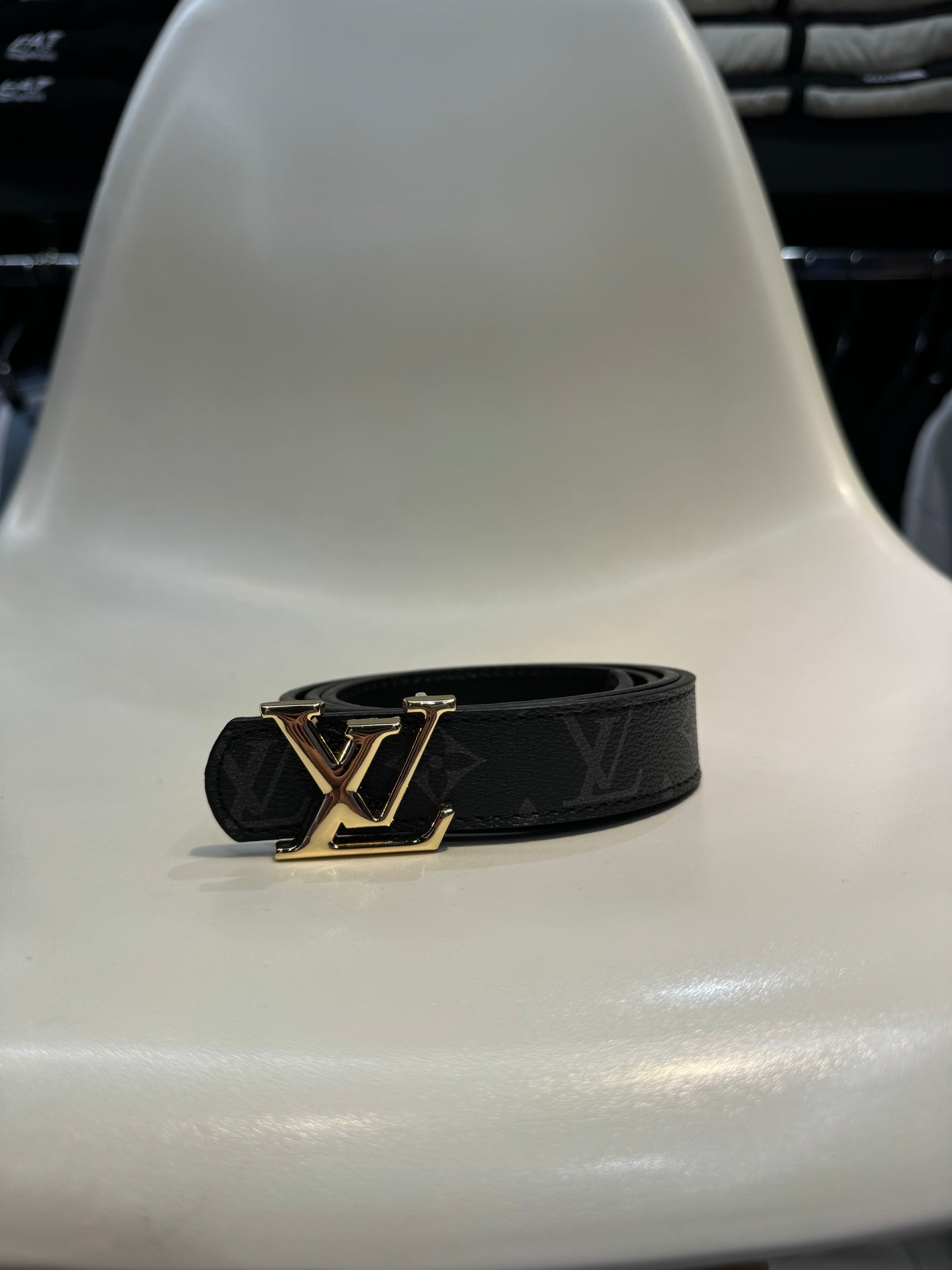 Louis Vuitton Belt Black x Gold / Ζώνη Μαύρο x Χρυσό