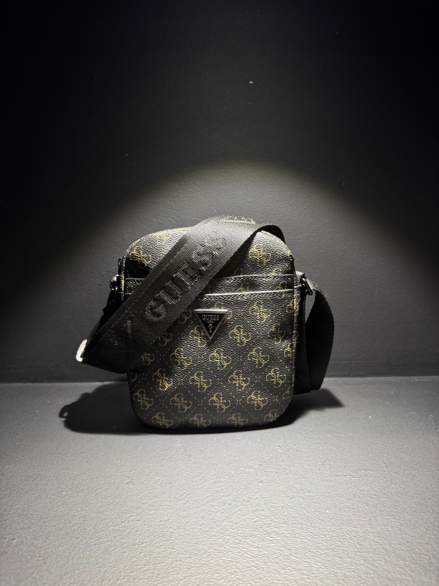 Guess Small Bag Brown x Black / Τσαντάκι Καφέ x Μαύρο