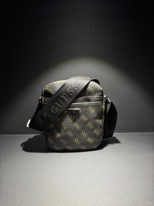 Guess Small Bag Brown x Black / Τσαντάκι Καφέ x Μαύρο