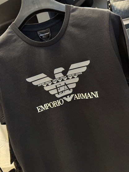Emporio Armani Oversized T-Shirt Black/Μαύρο
