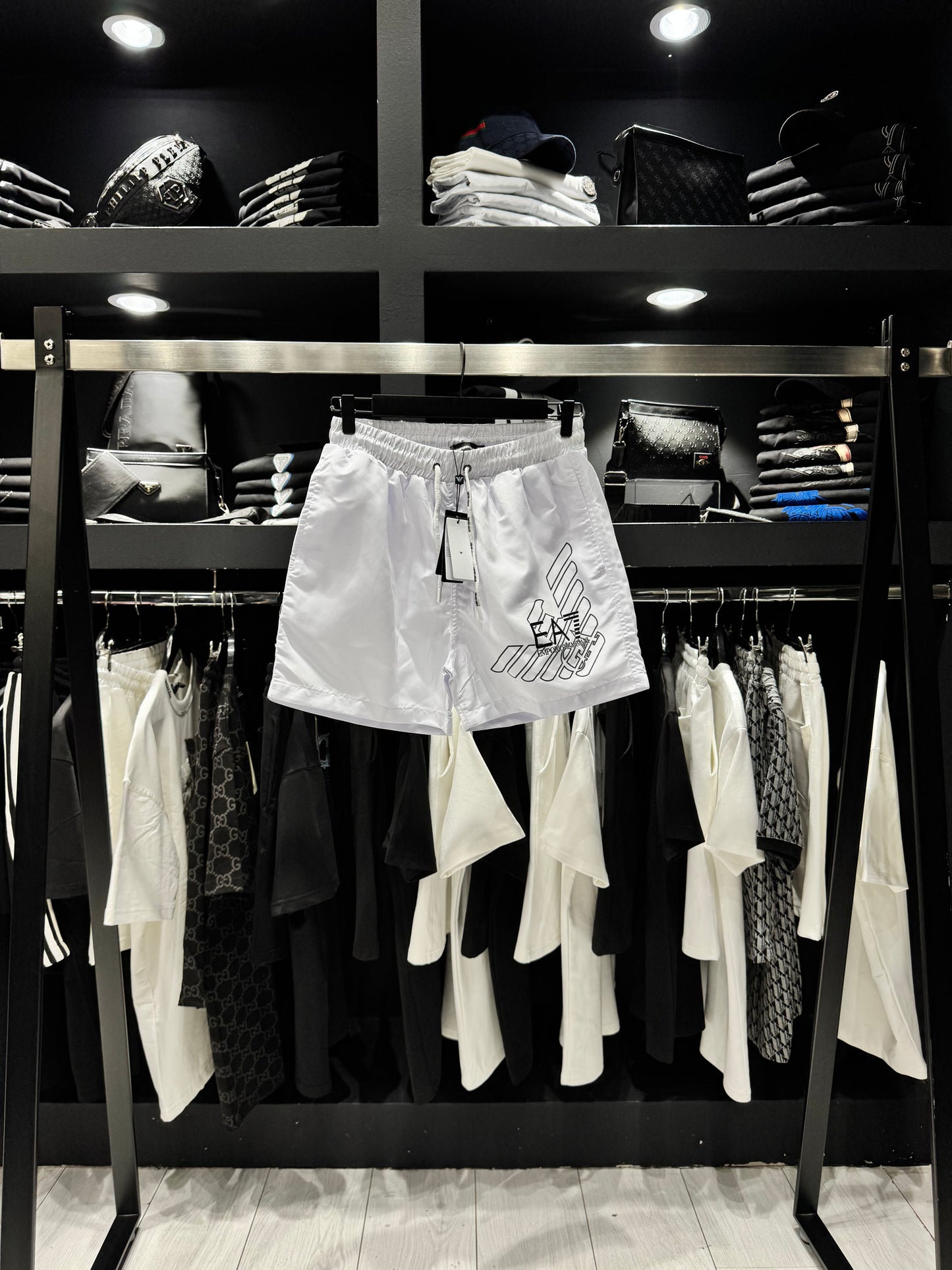Emporio Armani EA7 Swimsuit White/Λευκό