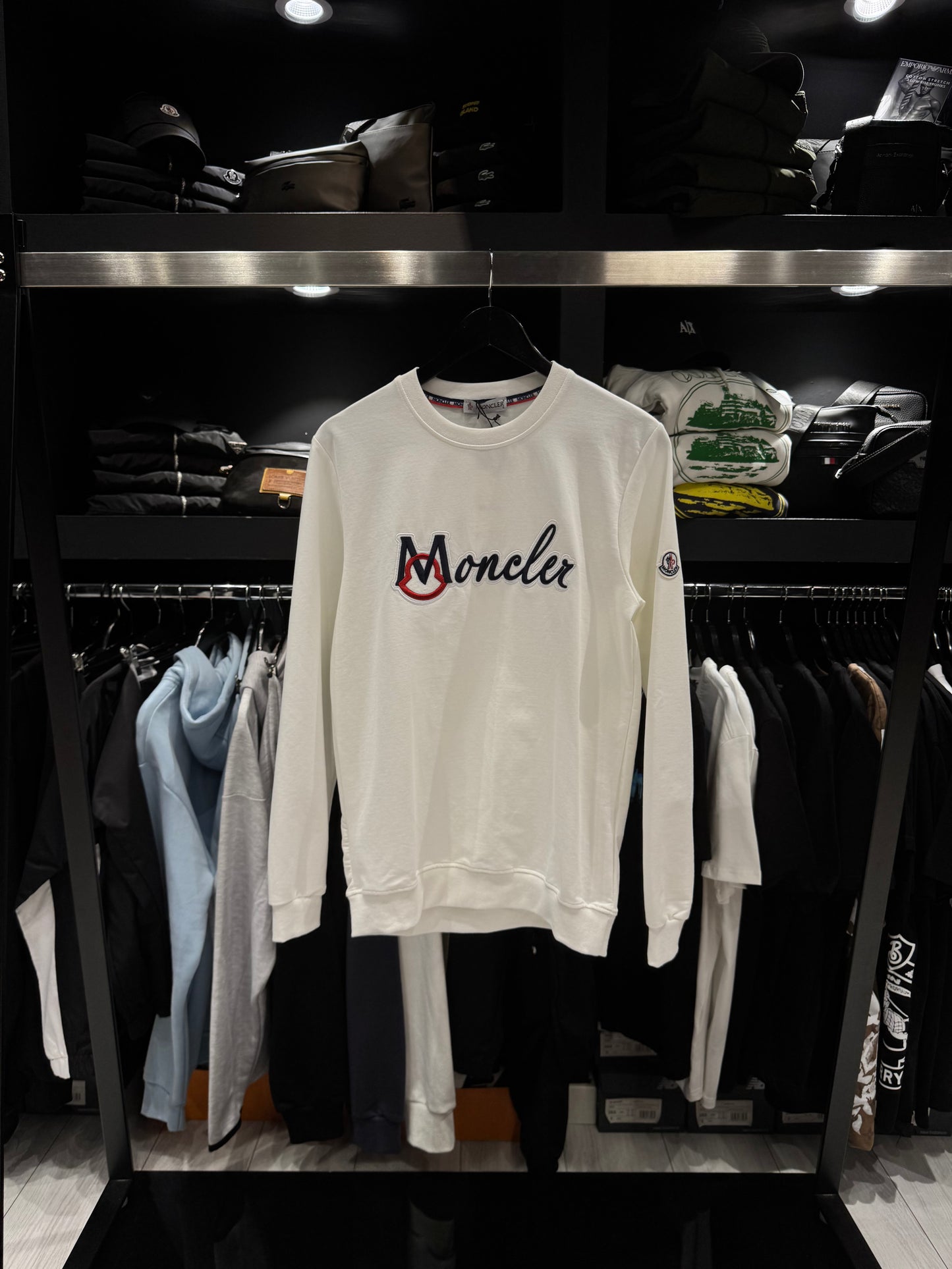 Moncler Sweatshirt White / Φούτερ Λευκό