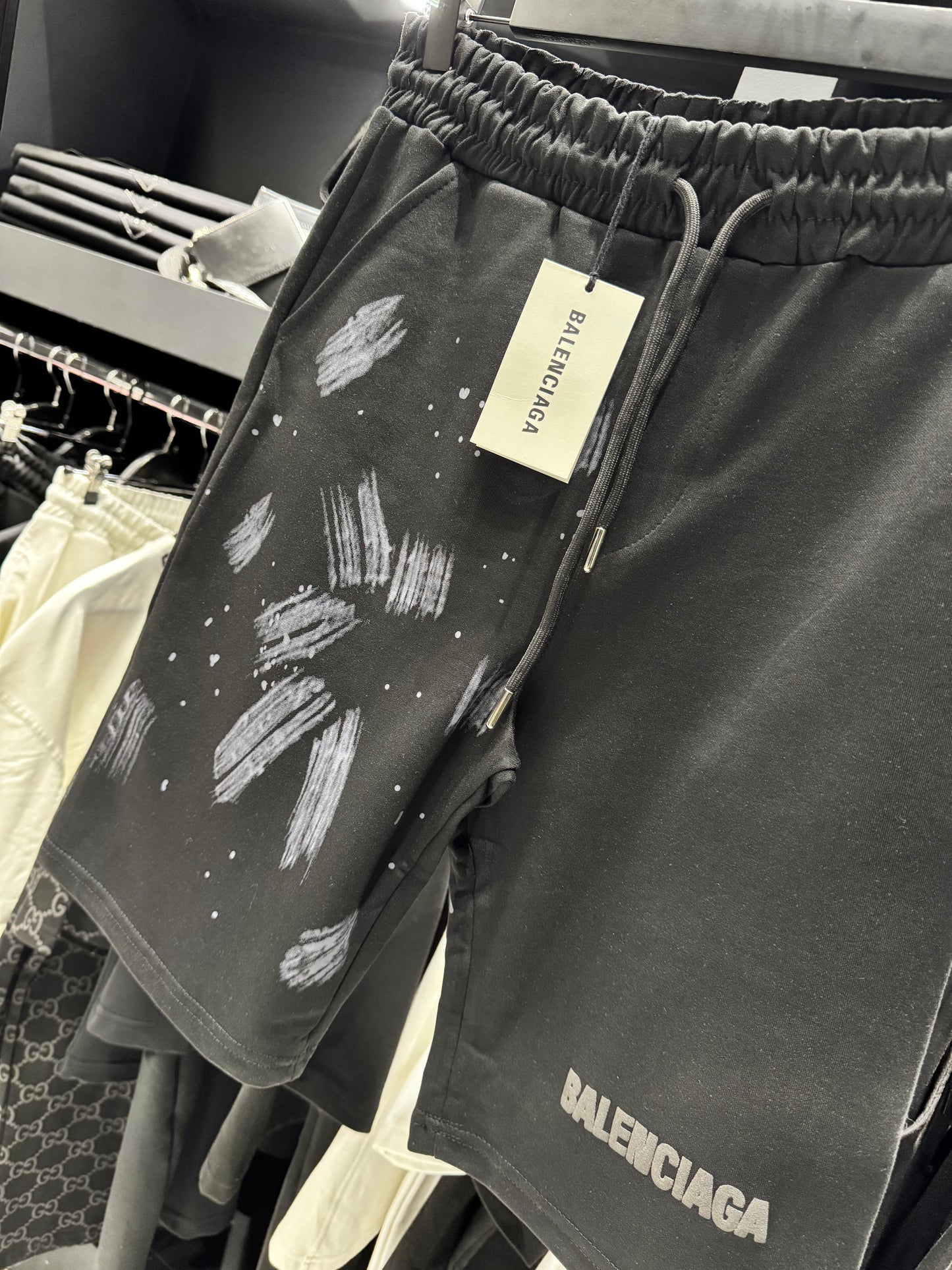 Balenciaga Shorts Black/Μαύρο