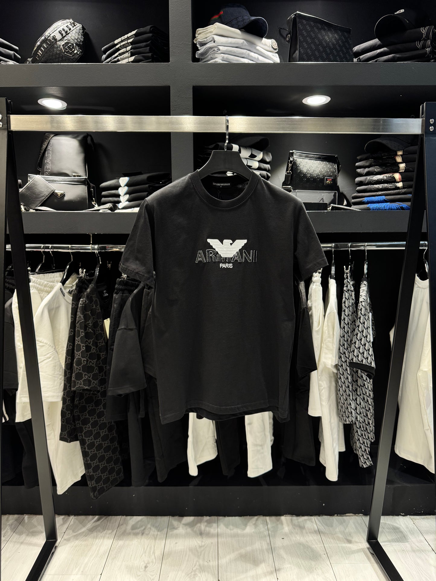 Emporio Armani T-Shirt Black/Μαύρο