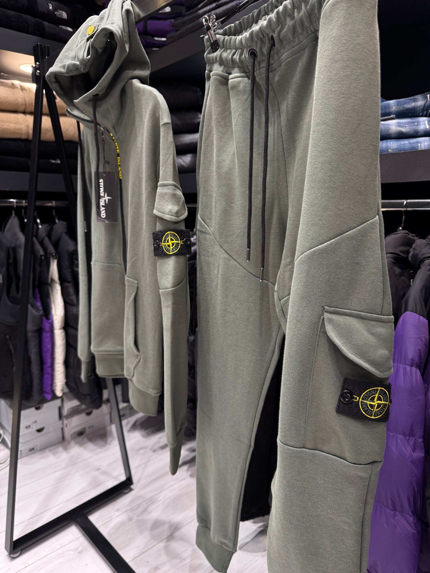 STONE ISLAND Set Deep Green / Σετ Χακί