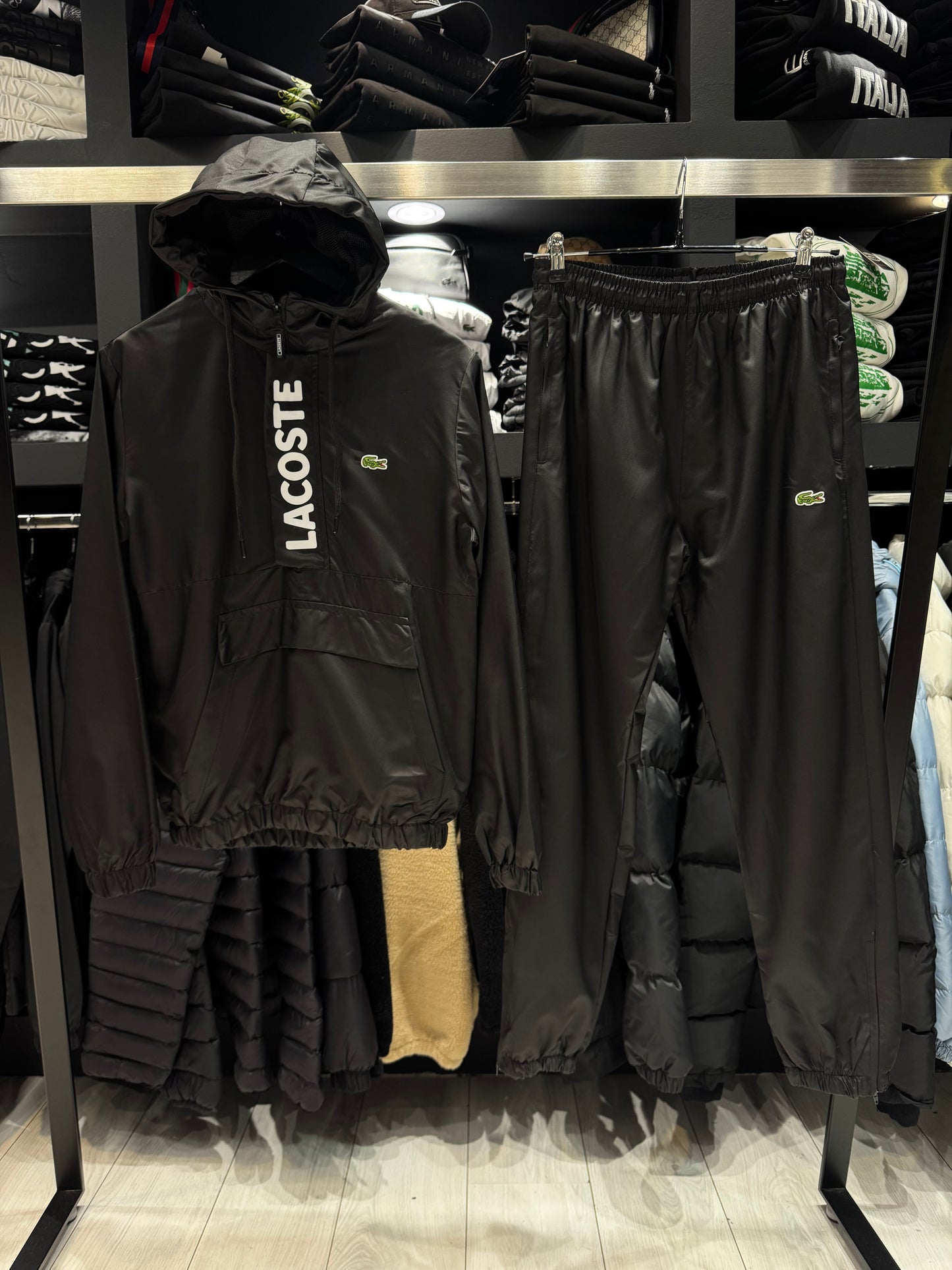 Lacoste Set Tracksuit Full Black / Σετ Μαύρο