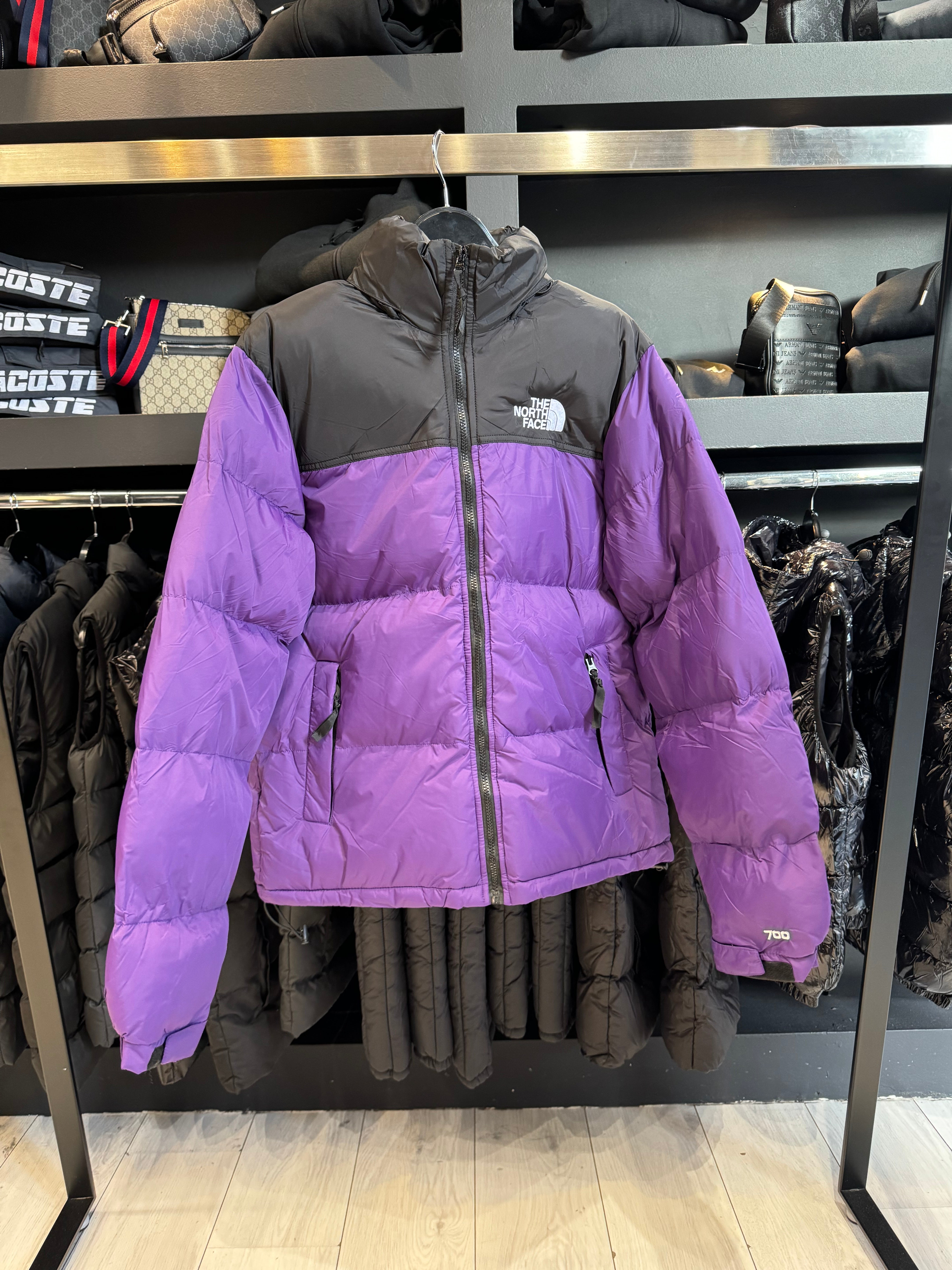 The North Face 1996 Retro Nuptse Jacket Purple Black Sneakerscloud