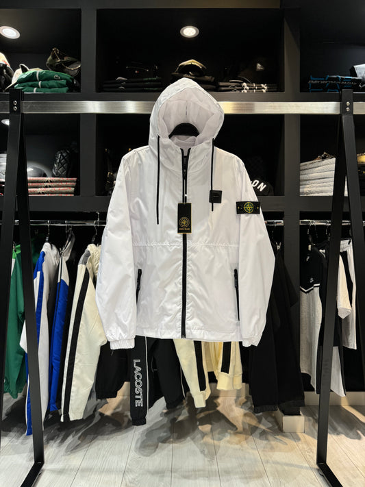 Stone Island Αντιανεμικό Λευκό