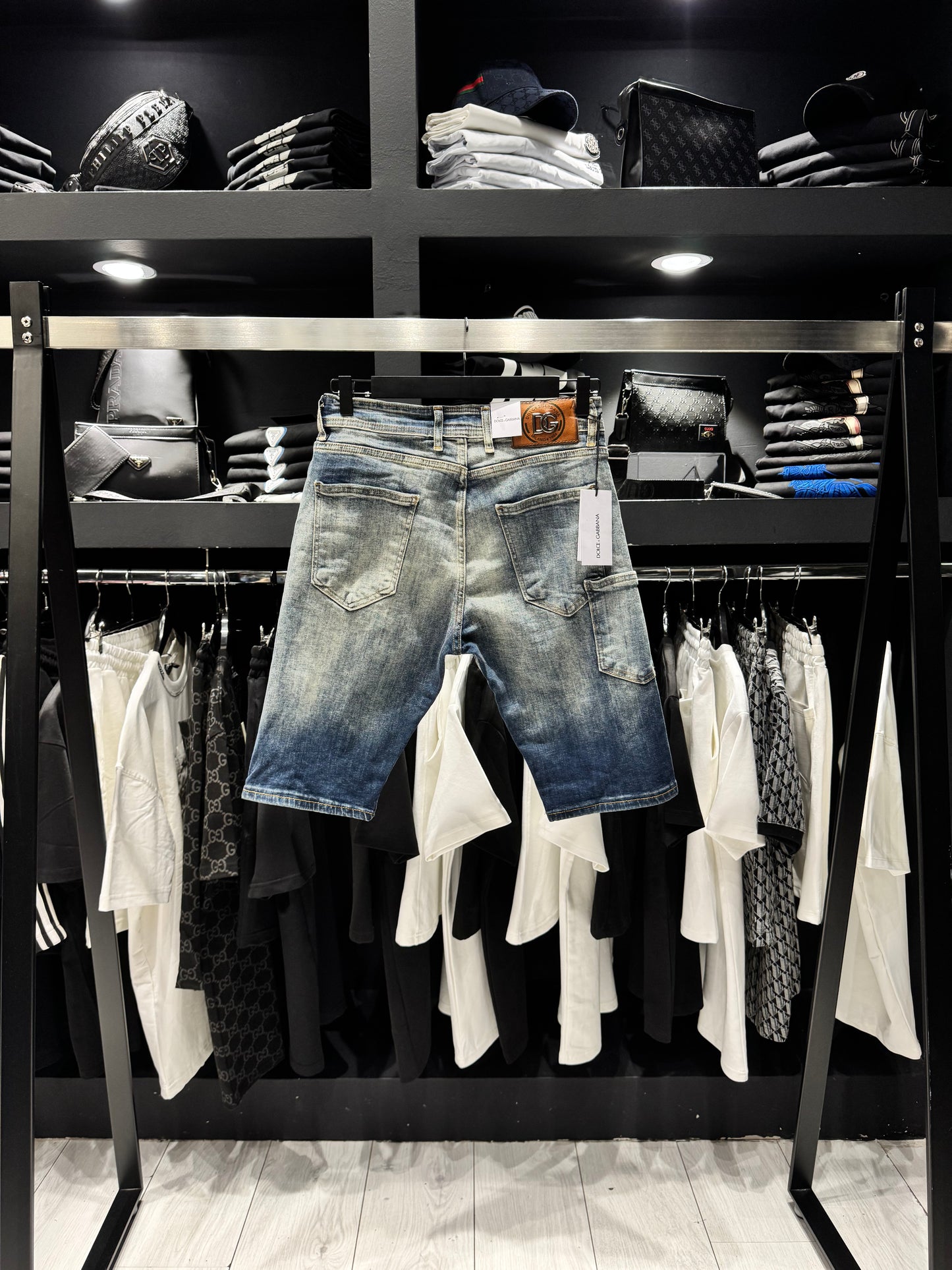 DOLCE & CABBANA Denim Shorts Blue/Μπλε