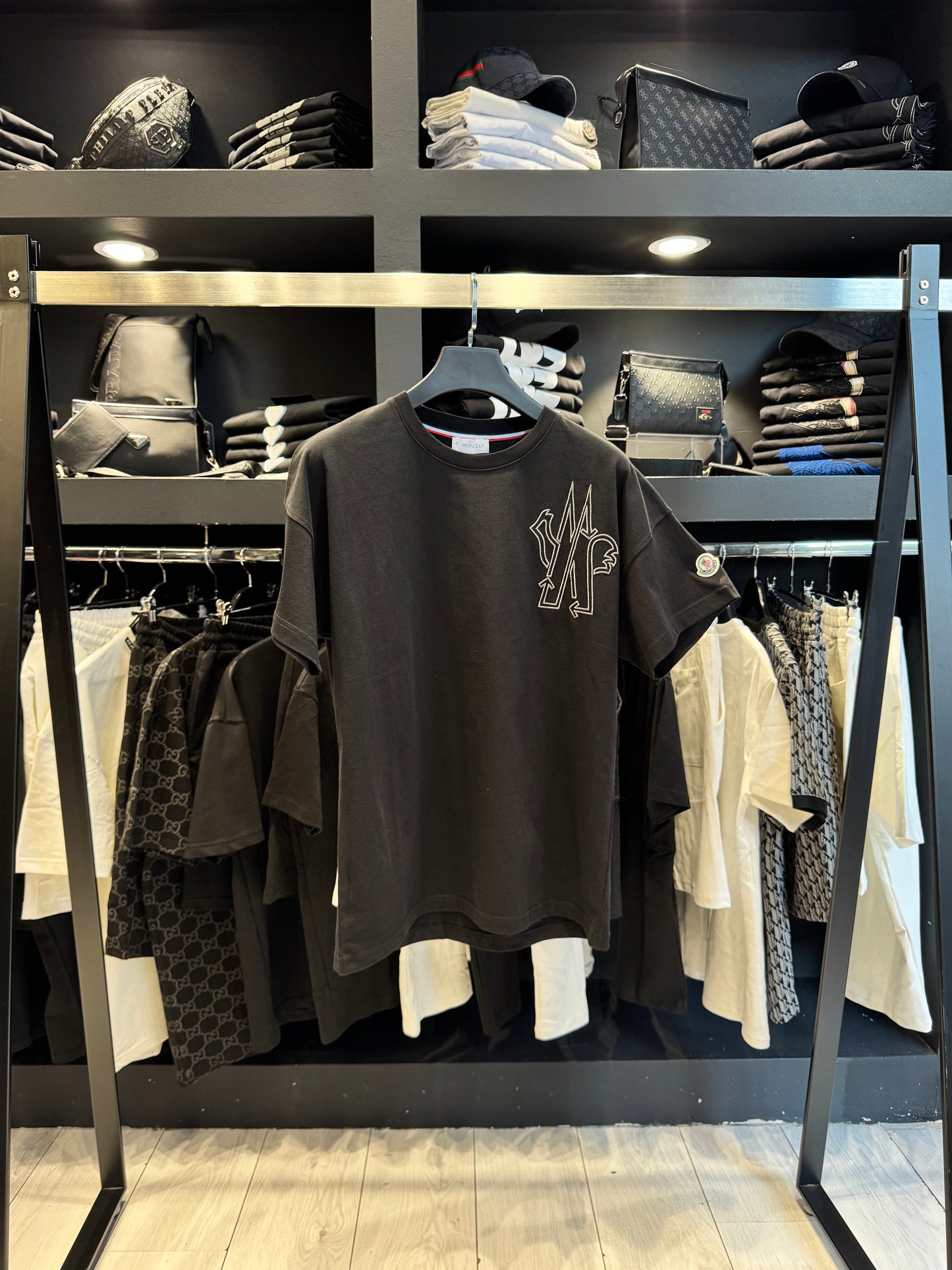 Moncler Oversized T-Shirt Black/Μαύρο