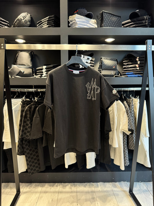 Moncler Oversized T-Shirt Black/Μαύρο
