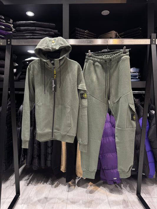 STONE ISLAND Set Deep Green / Σετ Χακί