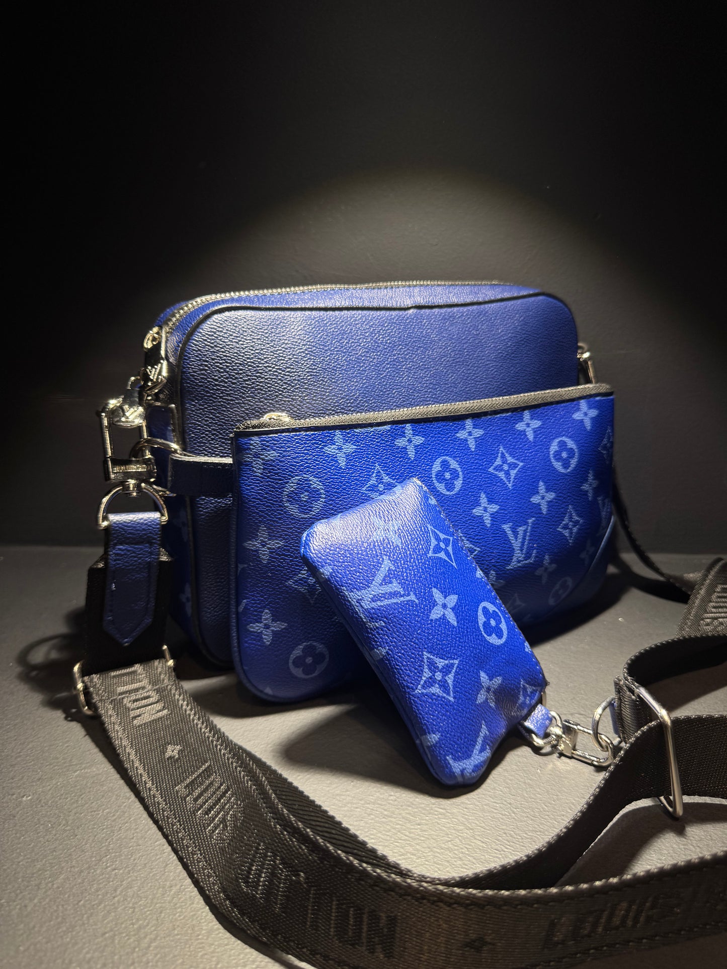 Louis Vuitton Trio Messenger Bag Blue / Τριπλό Τσαντάκι Μπλε