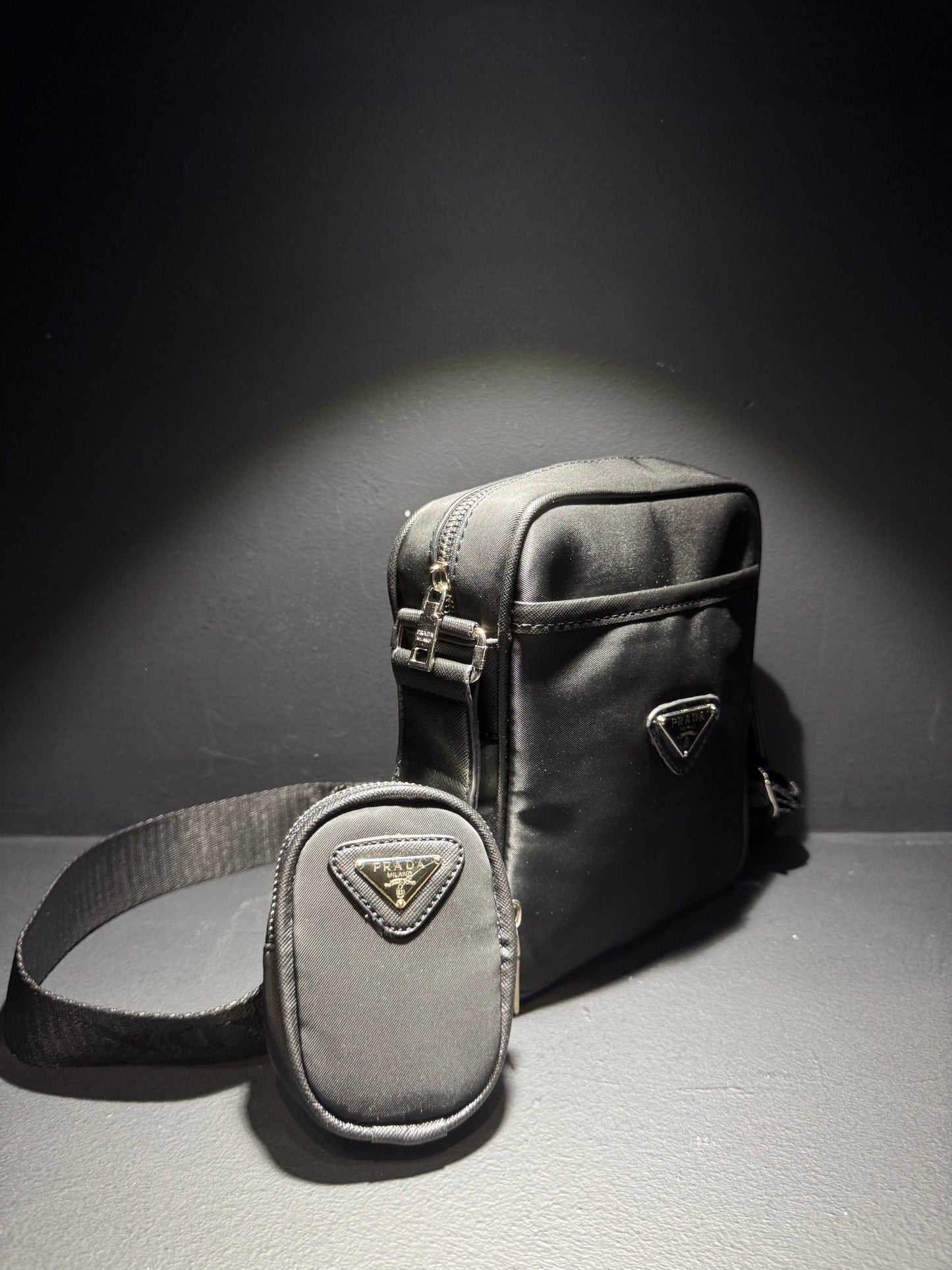 Prada Re-Nylon Bag Black / Τσαντάκι Μαύρο