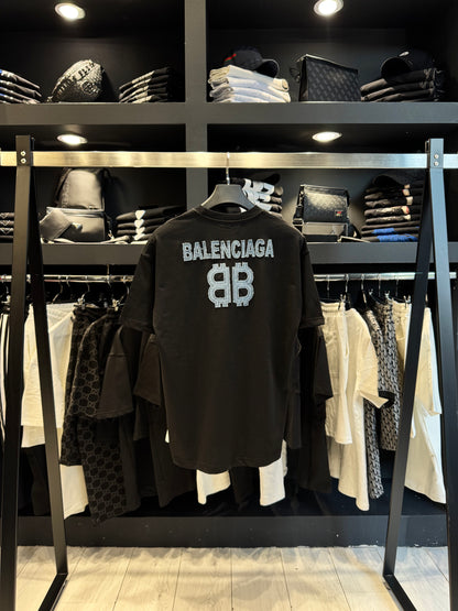 Balenciaga Oversized T-Shirt Black/Μαύρο