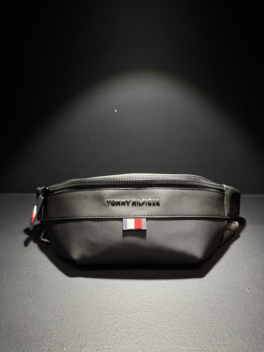 Tommy Hilfiger Messenger Bag Black / Τσαντάκι Μέσης Μαύρο