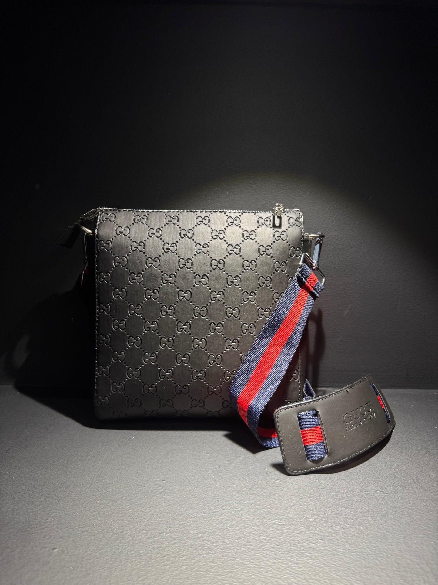 Gucci All Black Leather Bag / Τσαντάκι Μαύρο