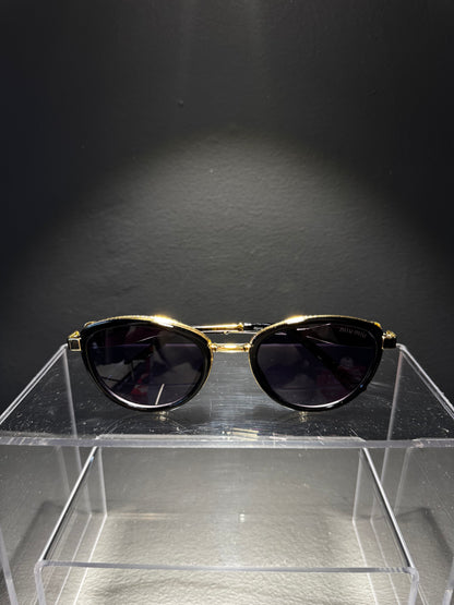 Miu Miu Sunglasses Black x Gold / Μαύρο x Χρυσό