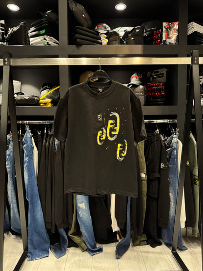 Fendi T-Shirt 3F Black Κοντομάνικο Μαύρο