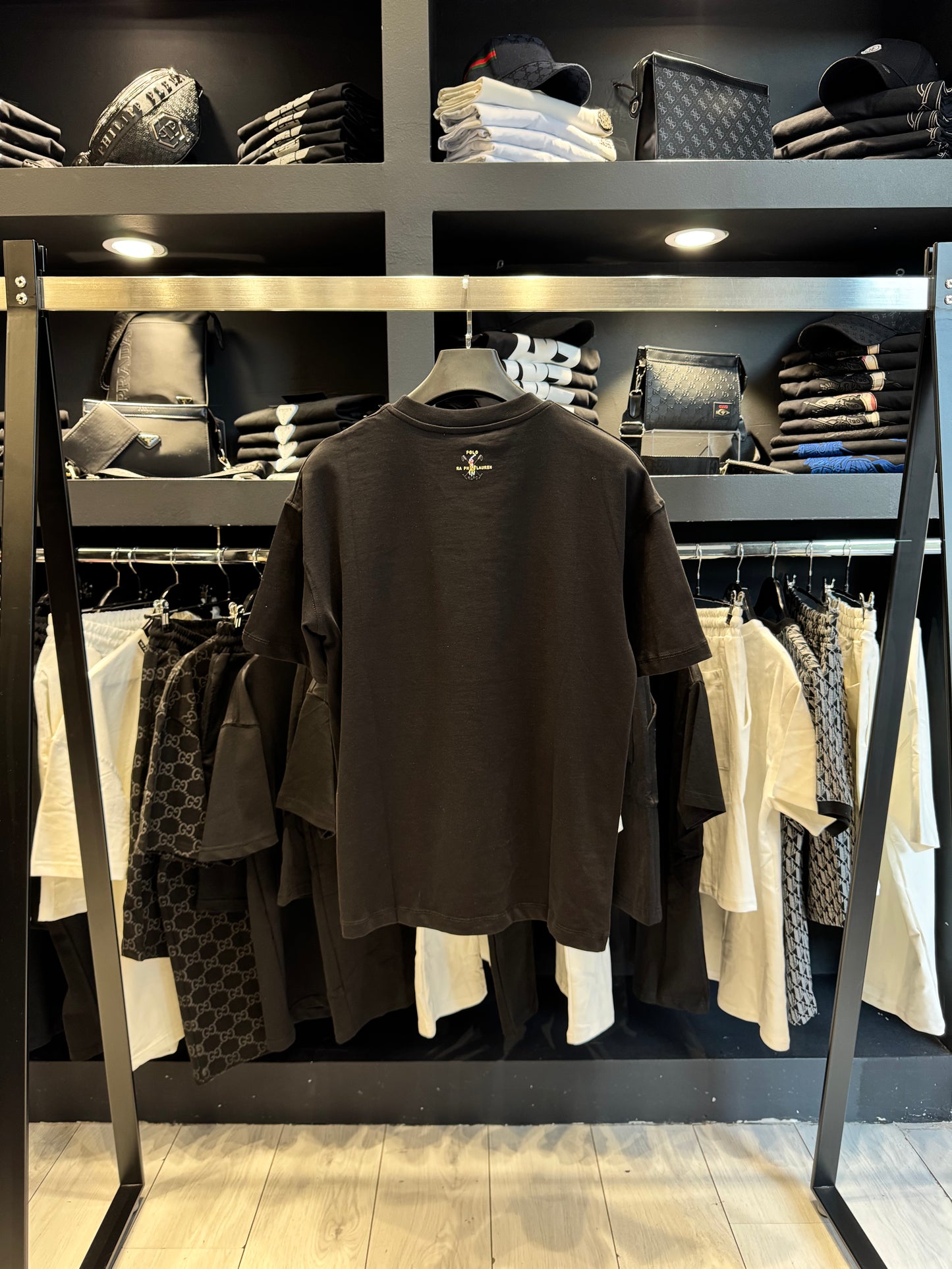 Polo Ralph Lauren Oversized T-Shirt Black/Μαύρο