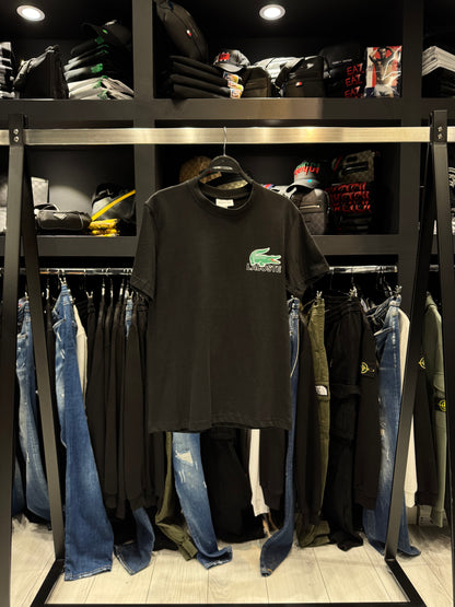 Lacoste T-Shirt Big Croco Black Κοντομάνικο Μαύρο