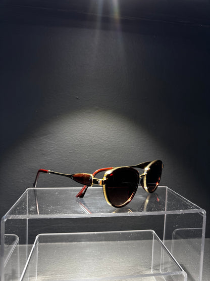 Miu Miu Sunglasses Gold x Deep Red/ Χρυσό x Μπορντό