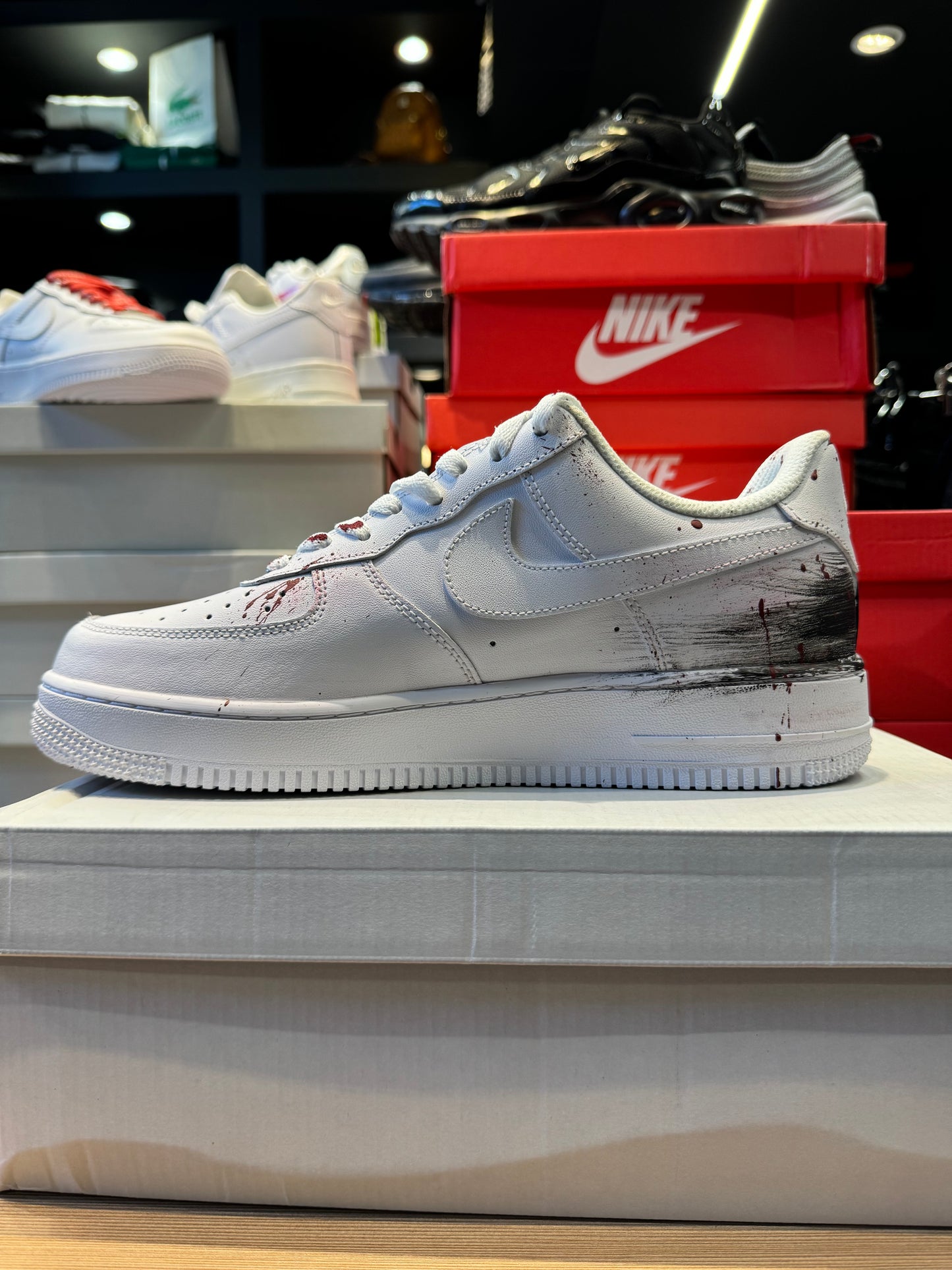 Nike Air Force White x Scream Version Painting