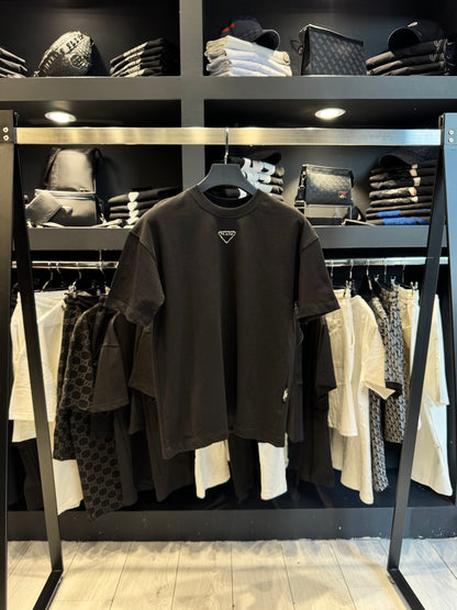 Prada Oversized T-Shirt Black/Μαύρο