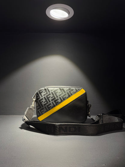 Fendi Bag Black x Yellow Τσαντάκι Μαύρο x Κίτρινο