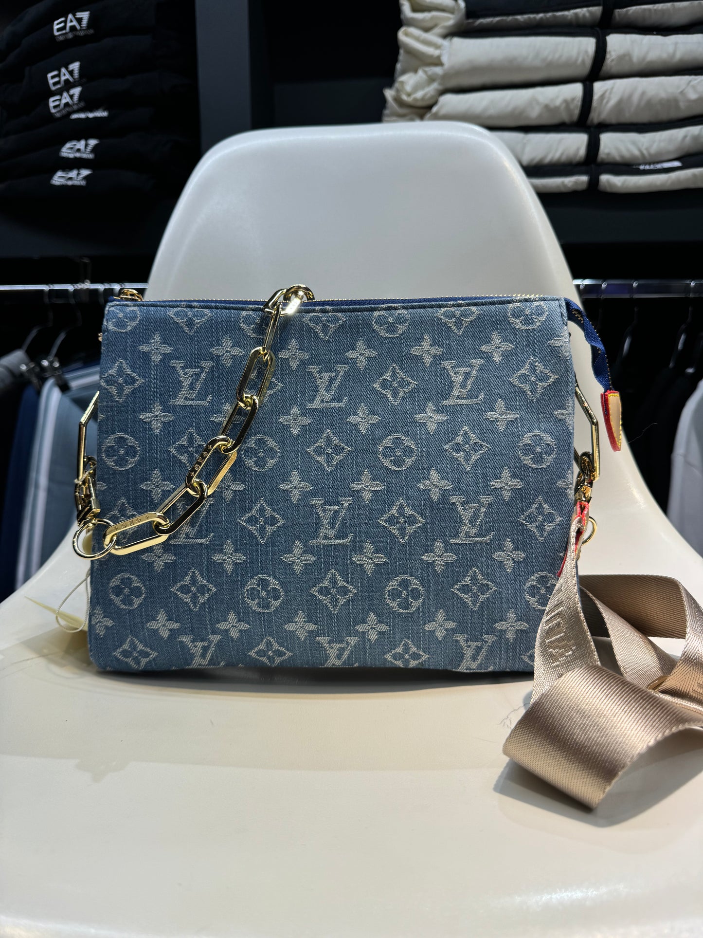 Louis Vuitton Coussin PM Blue Denim / Τσάντα Μπλε