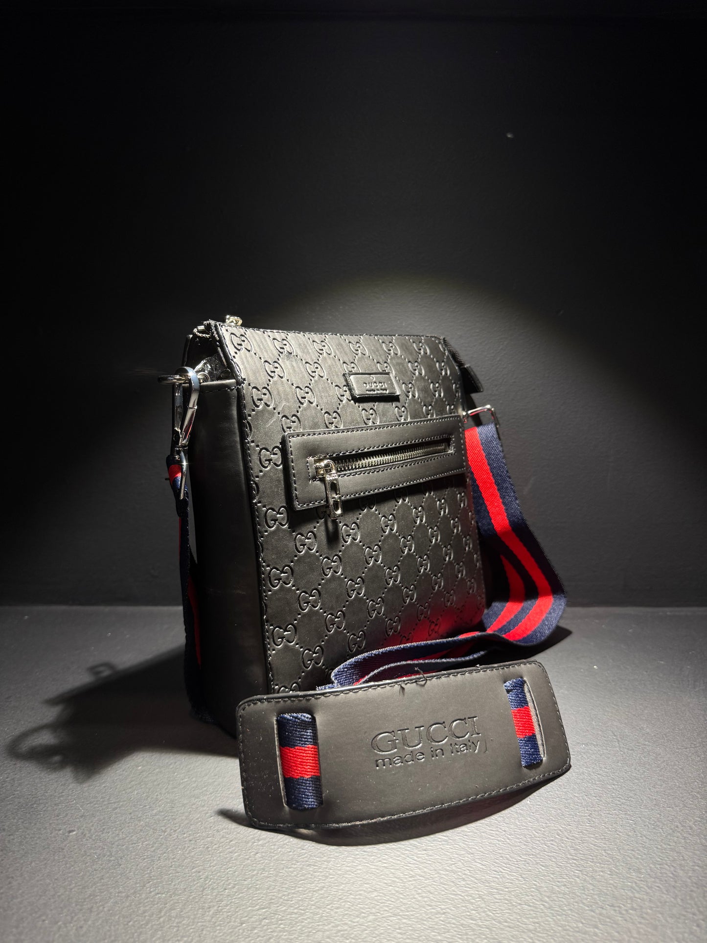 Gucci All Black Leather Bag / Τσαντάκι Μαύρο