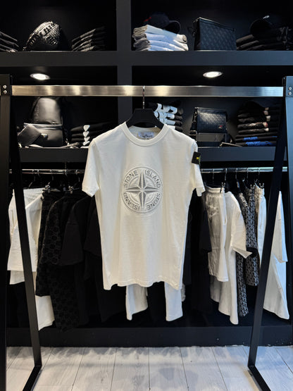 Stone Island T-Shirt White/Λευκό