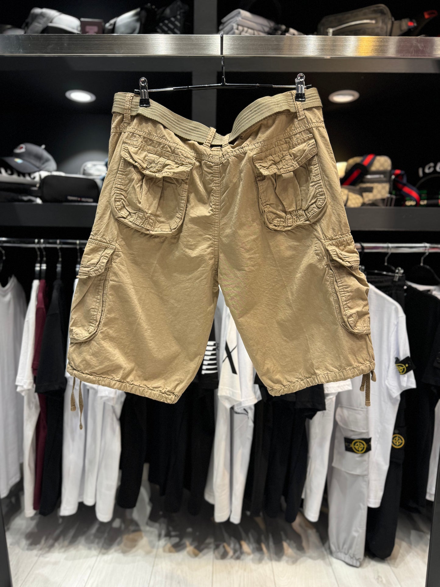 Stone Island Cargo Shorts Oversize / Βερμούδα Καργκο Καφέ