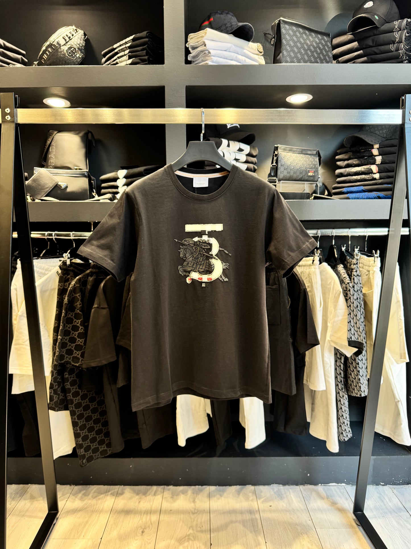 Burberry Oversized T-Shirt Black/Μαυρο