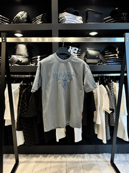 Prada Oversized T-Shirt Grey/Γκρι