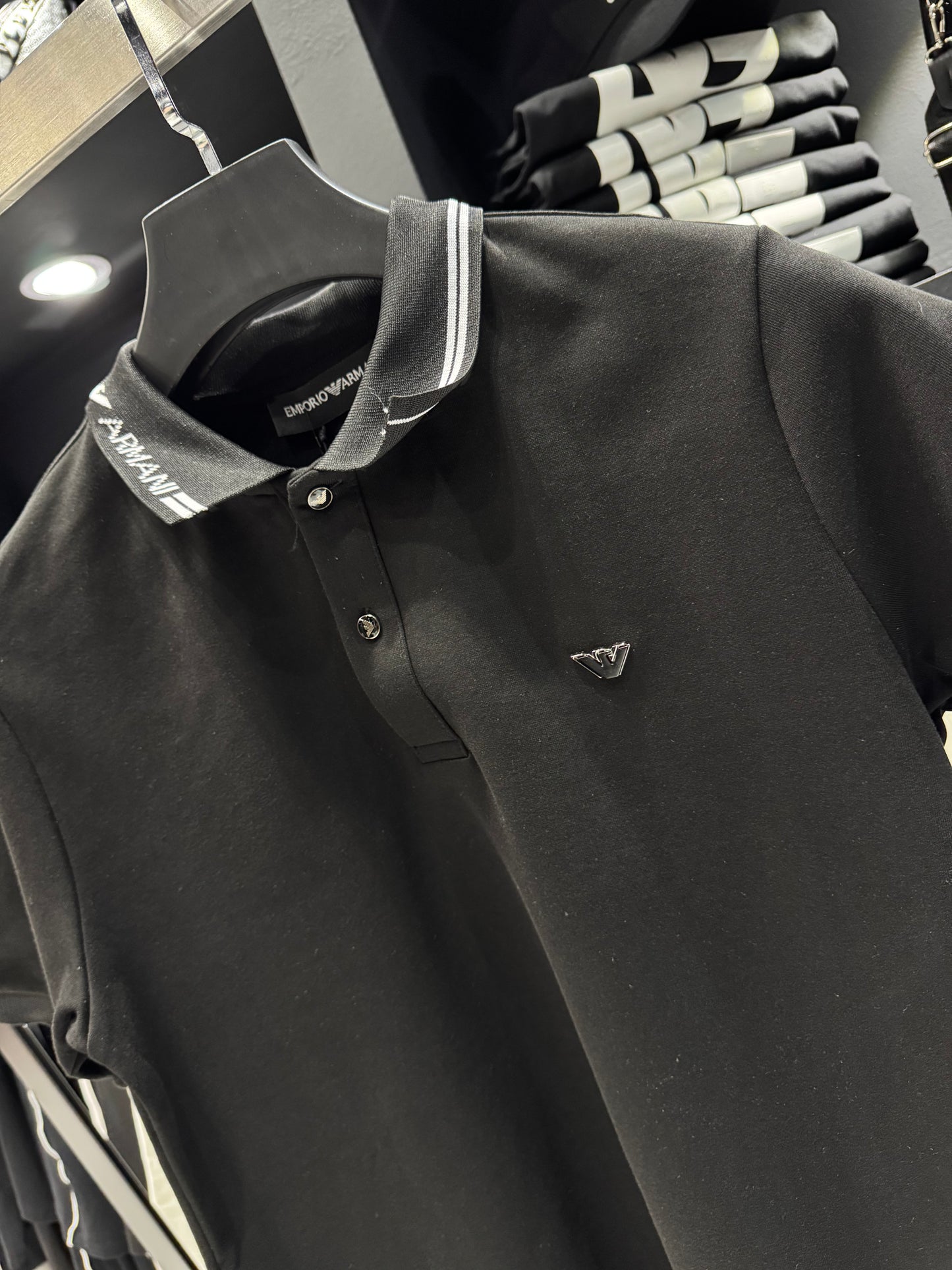 Emporio Armani T-Shirt Black/Μαύρο
