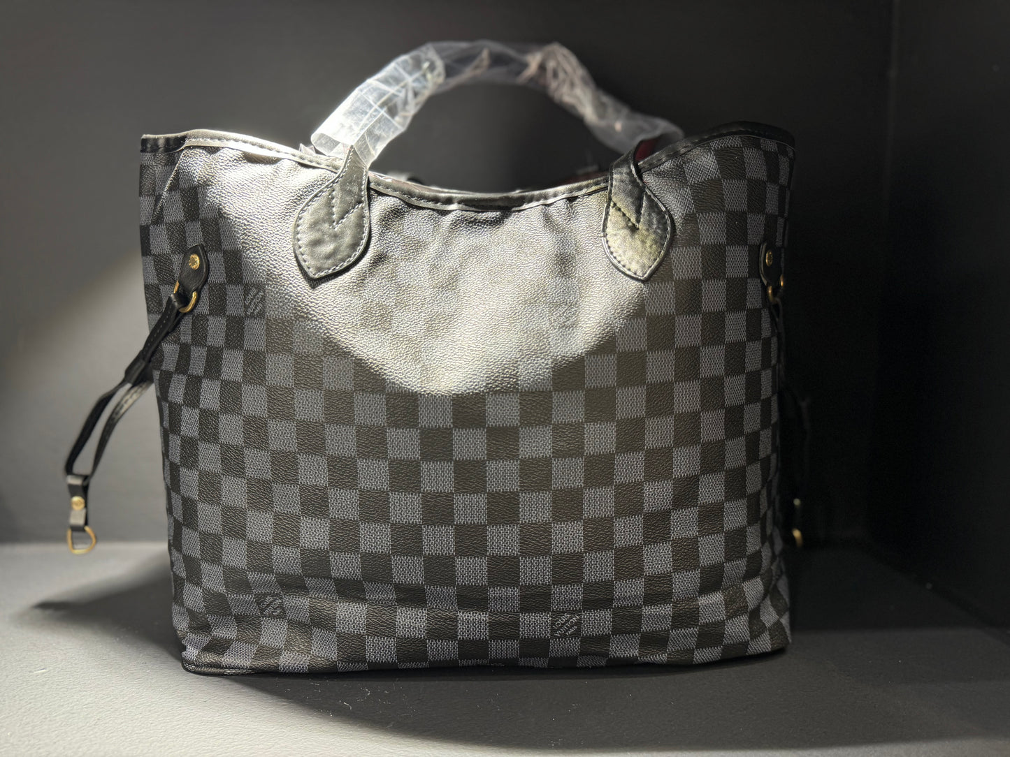 Louis Vuitton NeverFull Bag Black x Grey / Μαύρο x Γκρι